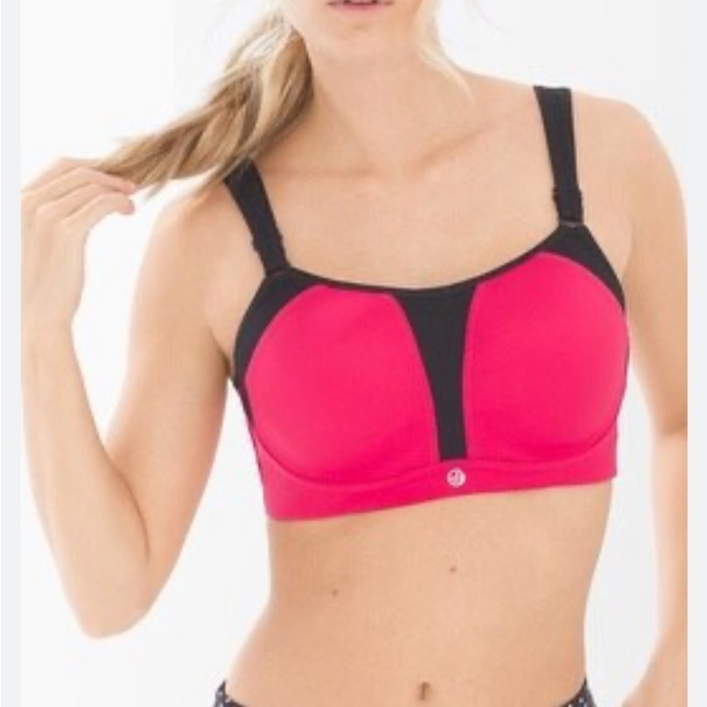 Soma Sport Adjustable Workout Bra Fushia & Navy 36A